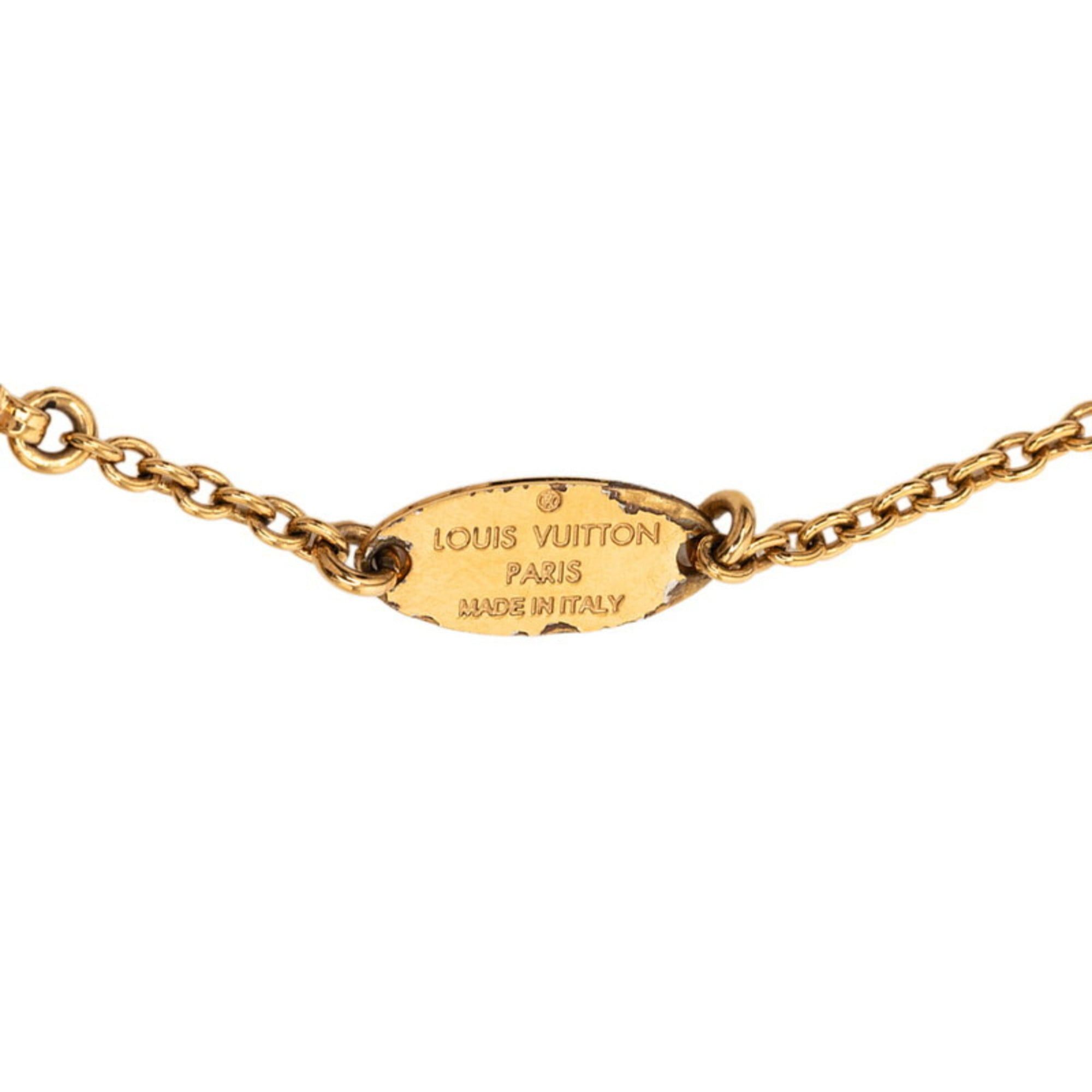 Louis Vuitton Louis Vuitton Essential V Pendant Necklace M61083 Gold Plated Women's LOUIS VUITTON Size ONE SIZE - 4 Thumbnail