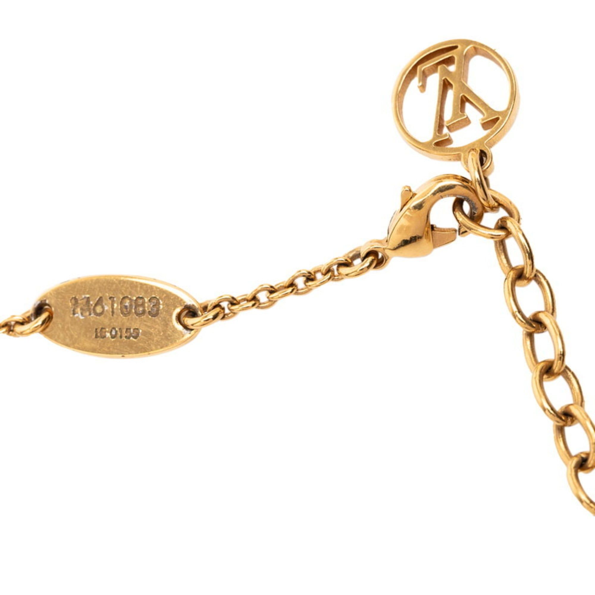 Louis Vuitton Louis Vuitton Essential V Pendant Necklace M61083 Gold Plated Women's LOUIS VUITTON Size ONE SIZE - 3 Thumbnail