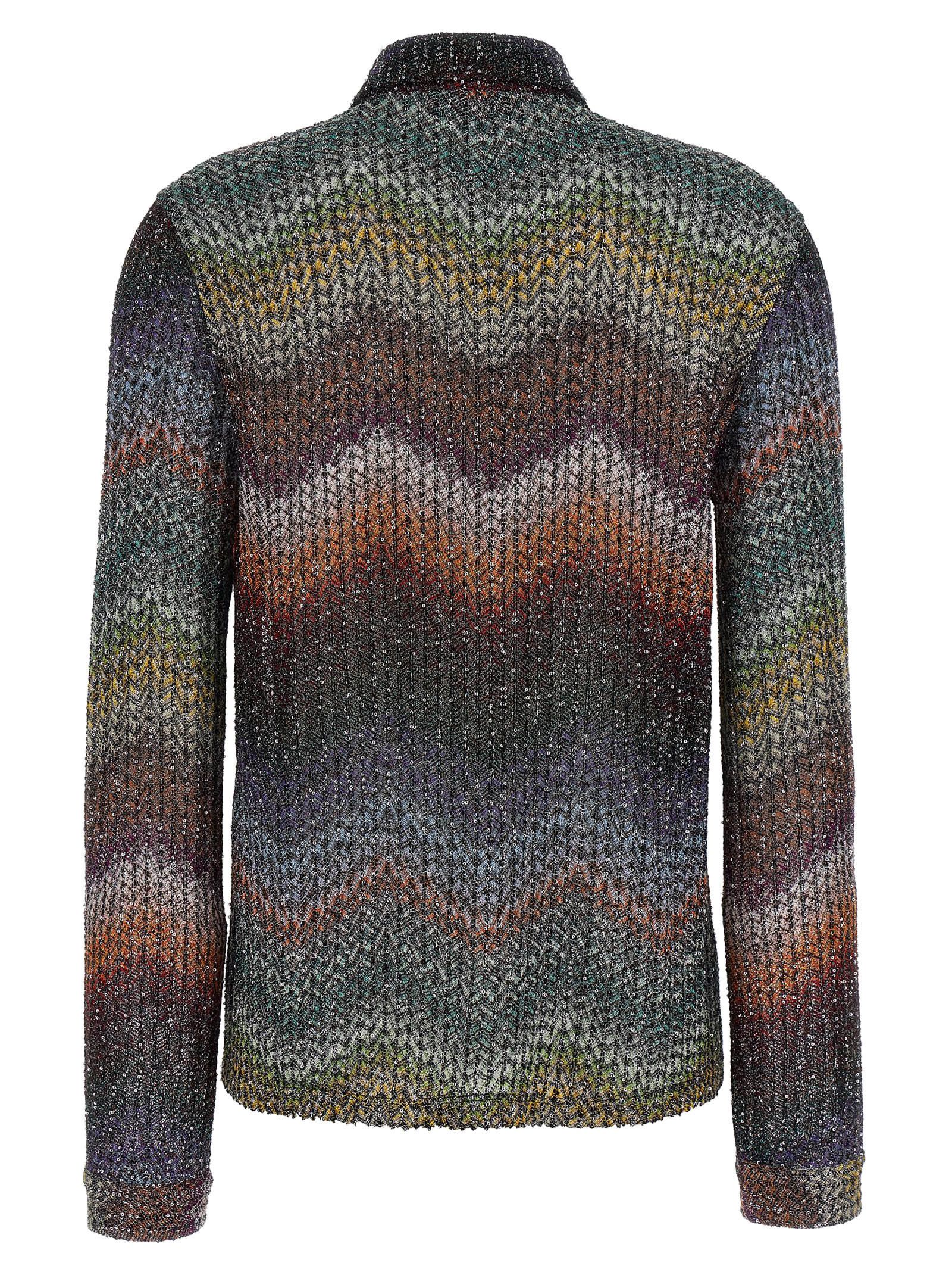 Missoni Sequin And Lamé Viscose Shirt Size XL / US 12-14 / IT 48-50 - 2 Thumbnail