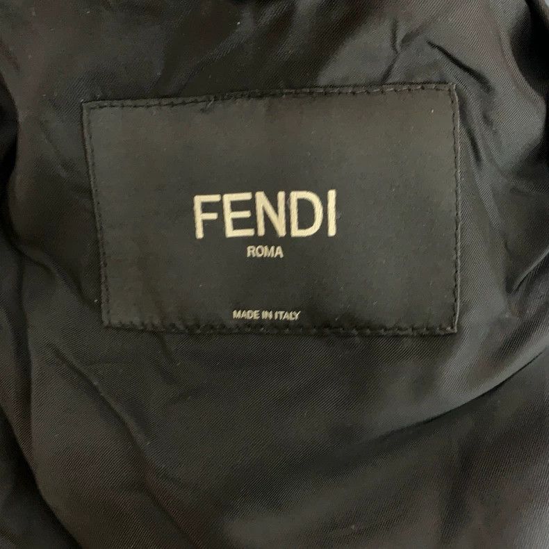 Fendi Fendi FF Monogram Shearling Wool Jacket Size US XL / EU 56 / 4 - 4 Thumbnail