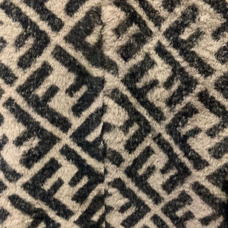 Fendi Fendi FF Monogram Shearling Wool Jacket Size US XL / EU 56 / 4 - 7 Thumbnail
