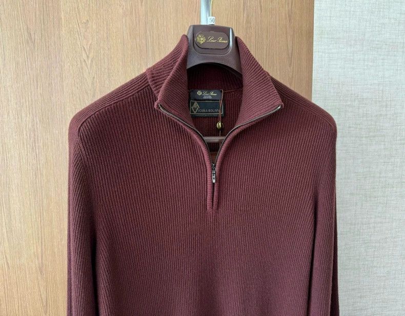 Loro Piana Loro Piana Vicuna Zip Knit Sweater Size US L / EU 52-54 / 3 - 2 Thumbnail
