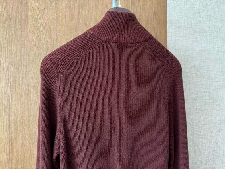 Loro Piana Loro Piana Vicuna Zip Knit Sweater Size US L / EU 52-54 / 3 - 6 Thumbnail