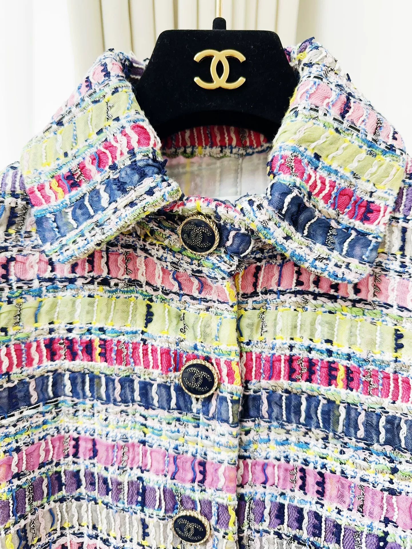 Chanel Chanel 21P Colorful Mosaic Short Jacket Size US S / EU 44-46 / 1 - 5 Thumbnail