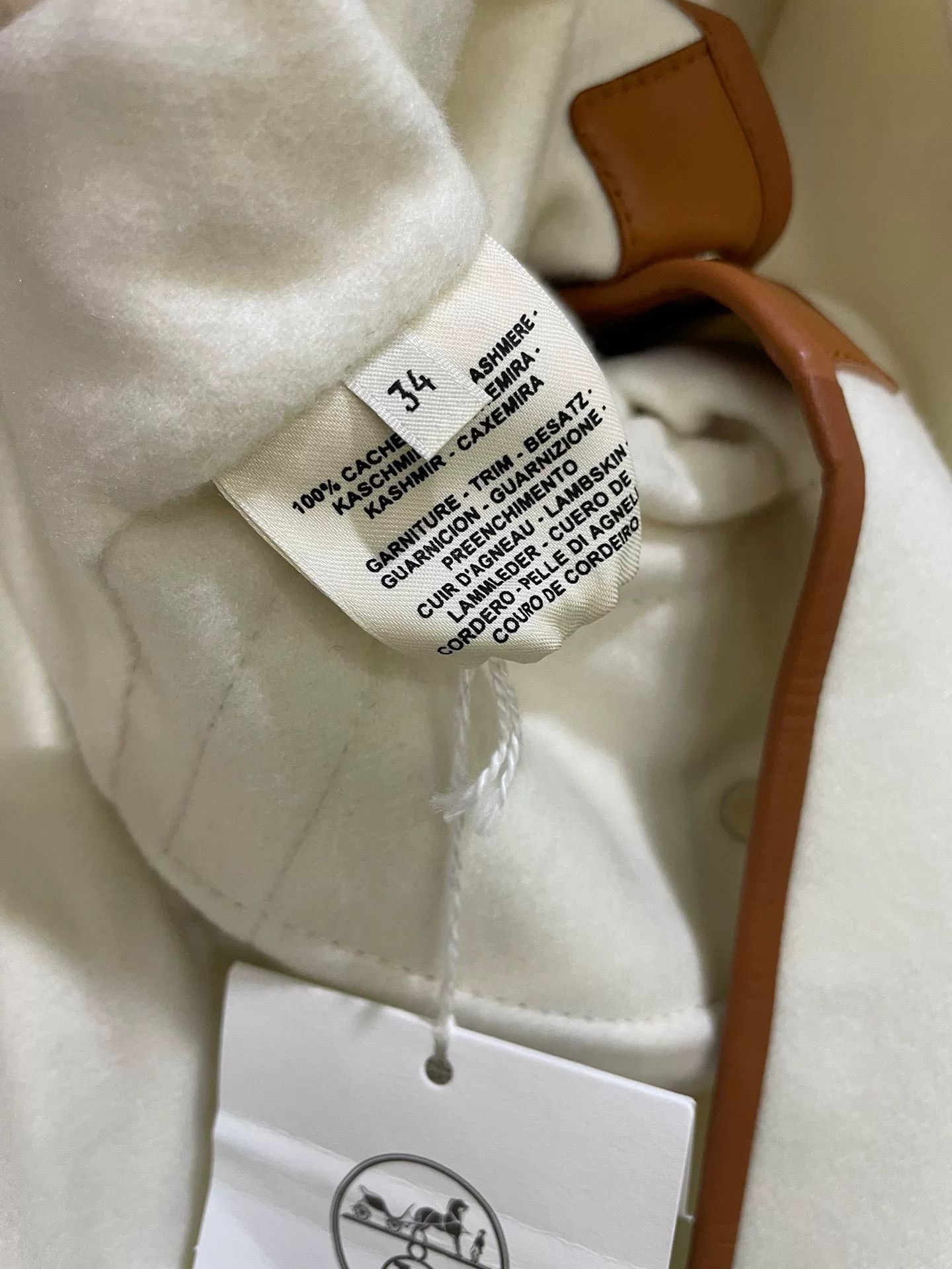 Hermes hermes cashmere fringe scarf coat set Size L / US 10 / IT 46 - 6 Thumbnail