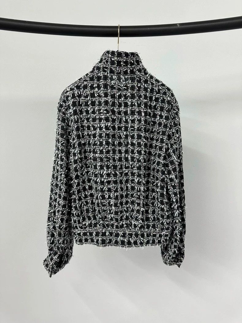 Chanel Chanel 23A Tweed Woven Jacket Size US S / EU 44-46 / 1 - 2 Thumbnail
