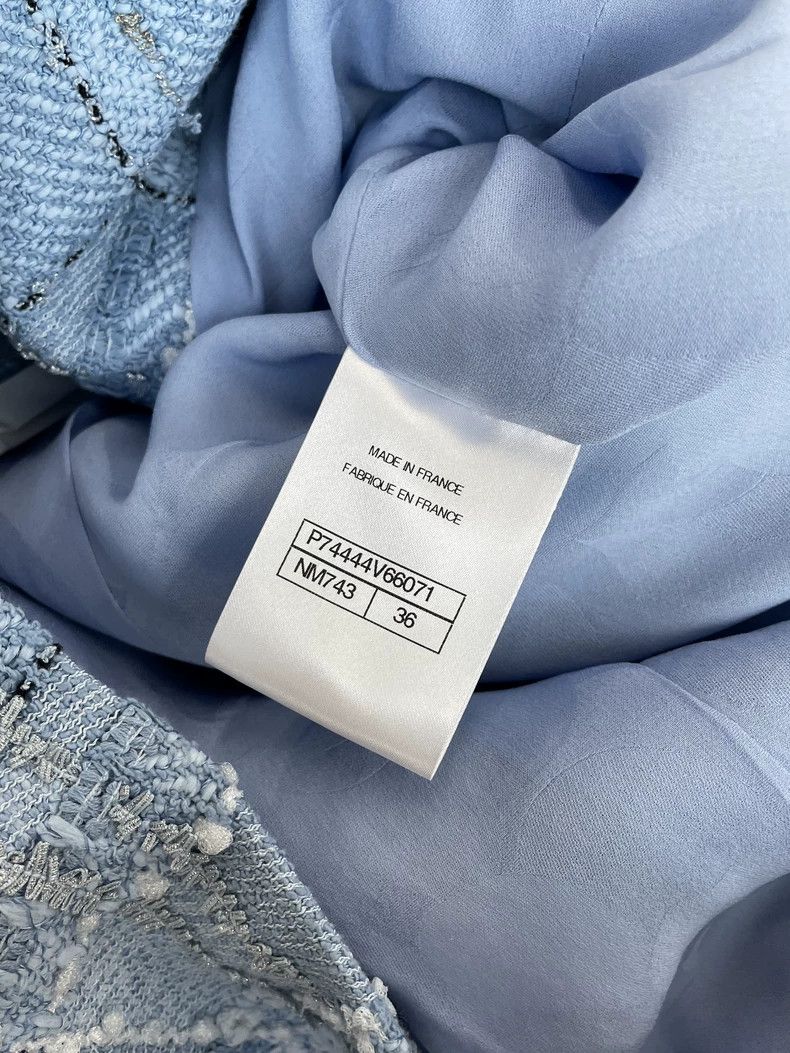 Chanel Chanel Blue Plaid Jacket Size US S / EU 44-46 / 1 - 5 Thumbnail