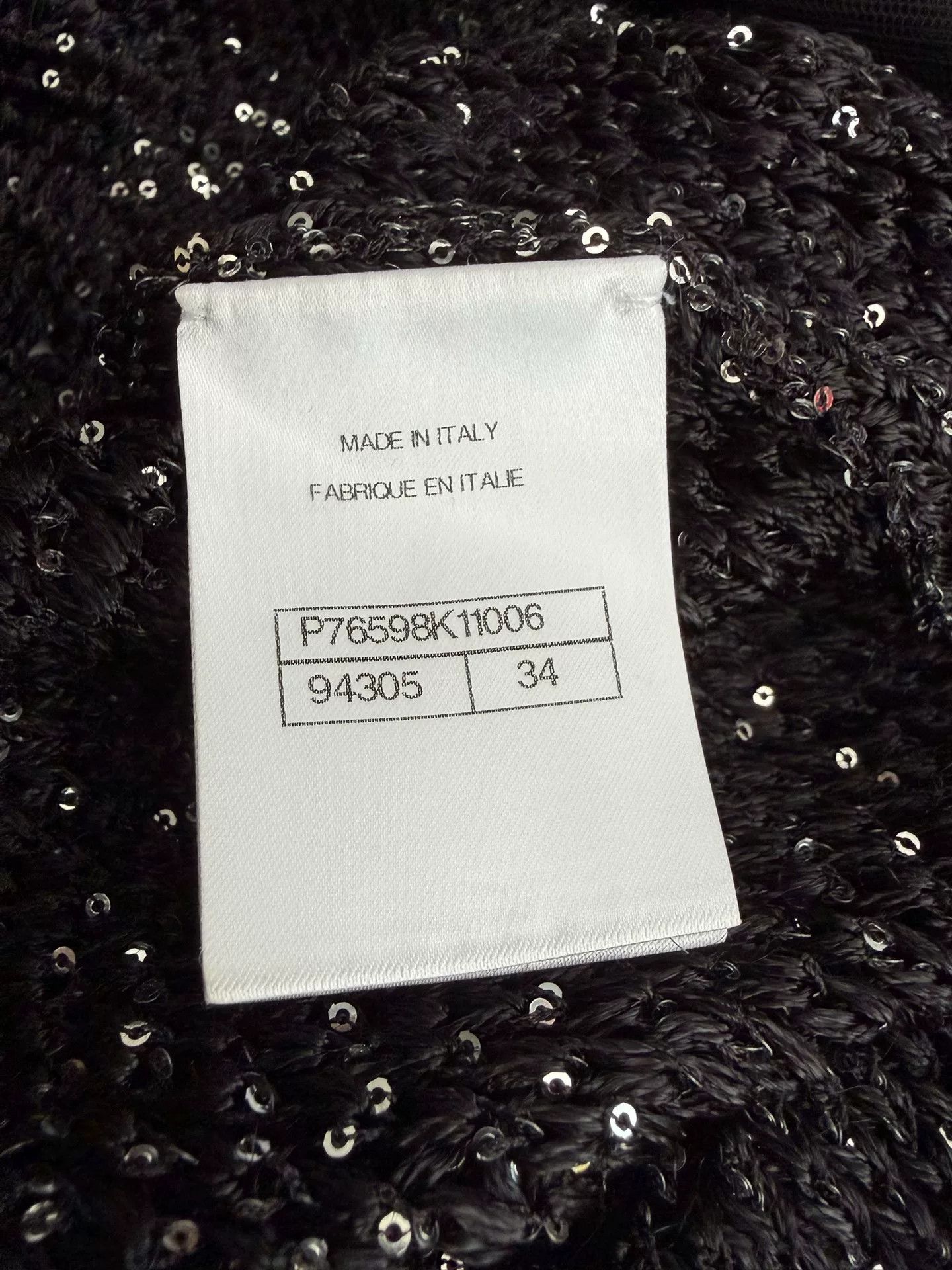 Chanel Chanel 24C Sequin Star Knit Cardigan Size US XS / EU 42 / 0 - 5 Thumbnail