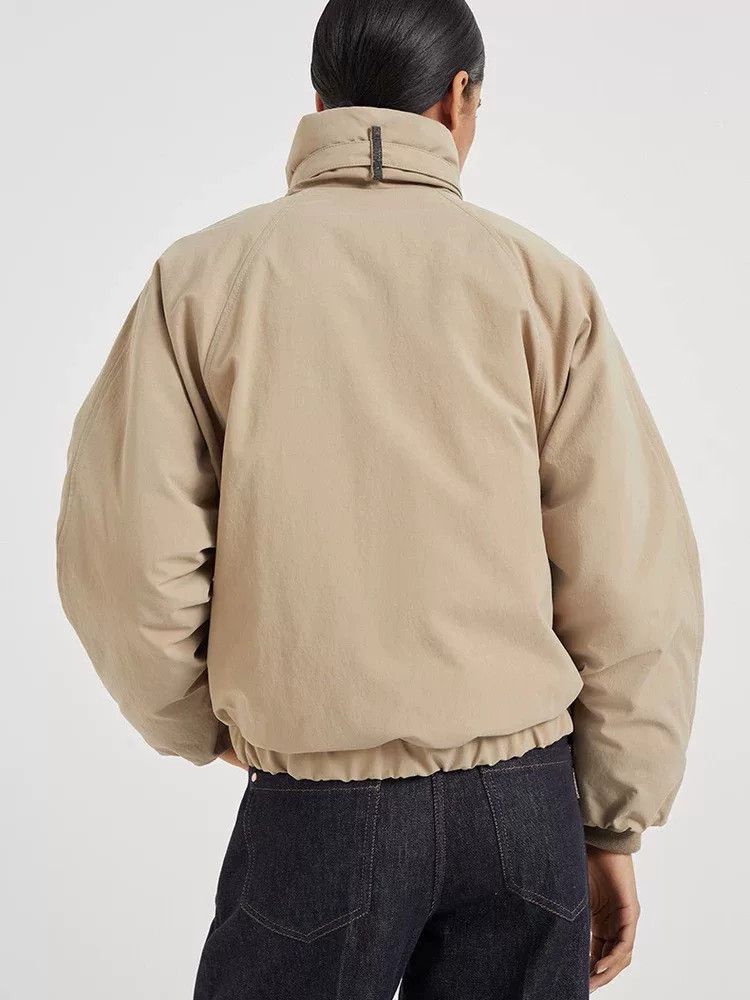 Brunello Cucinelli Brunello Cucinelli Beige Jacket Size US M / EU 48-50 / 2 - 2 Thumbnail