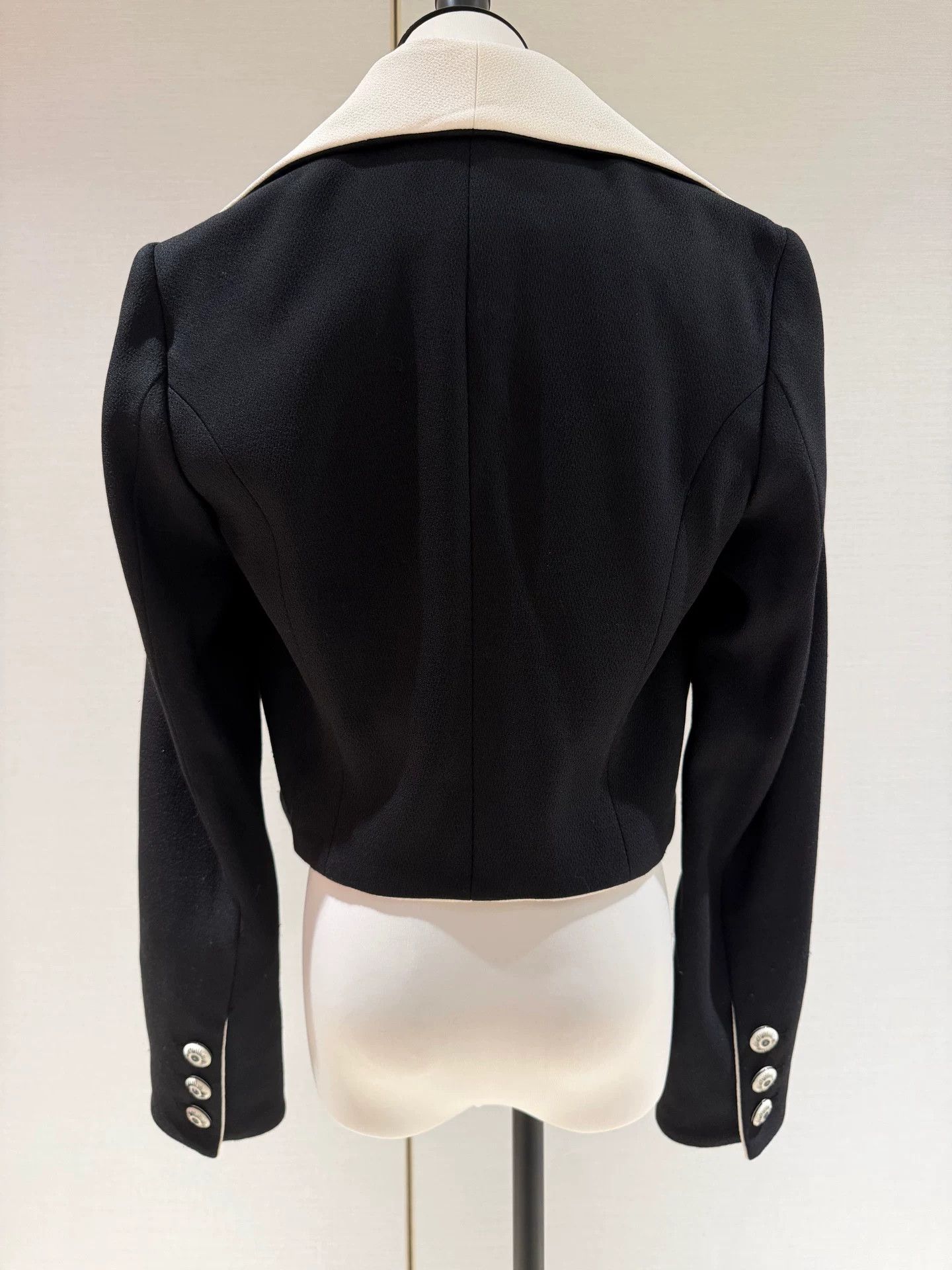 Chanel Chanel 22SS Blue Collar Short Jacket Size US S / EU 44-46 / 1 - 2 Thumbnail