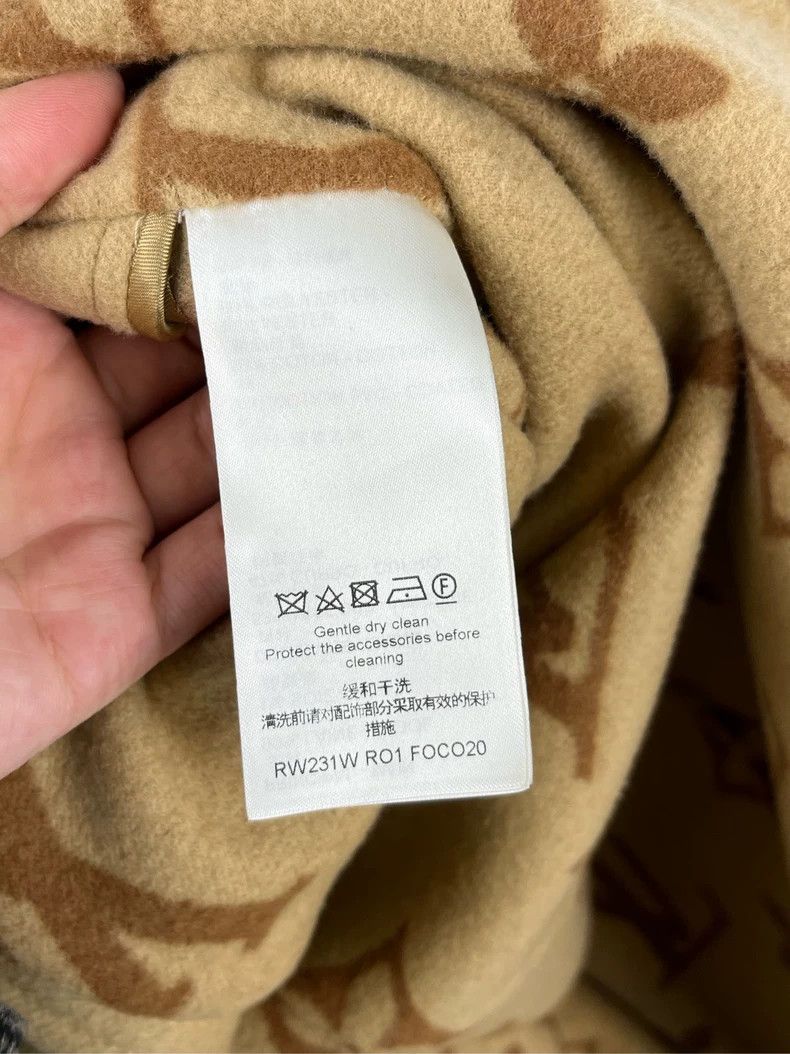 Louis Vuitton LV Monogram Logo Wool Hooded Coat Size US S / EU 44-46 / 1 - 4 Thumbnail