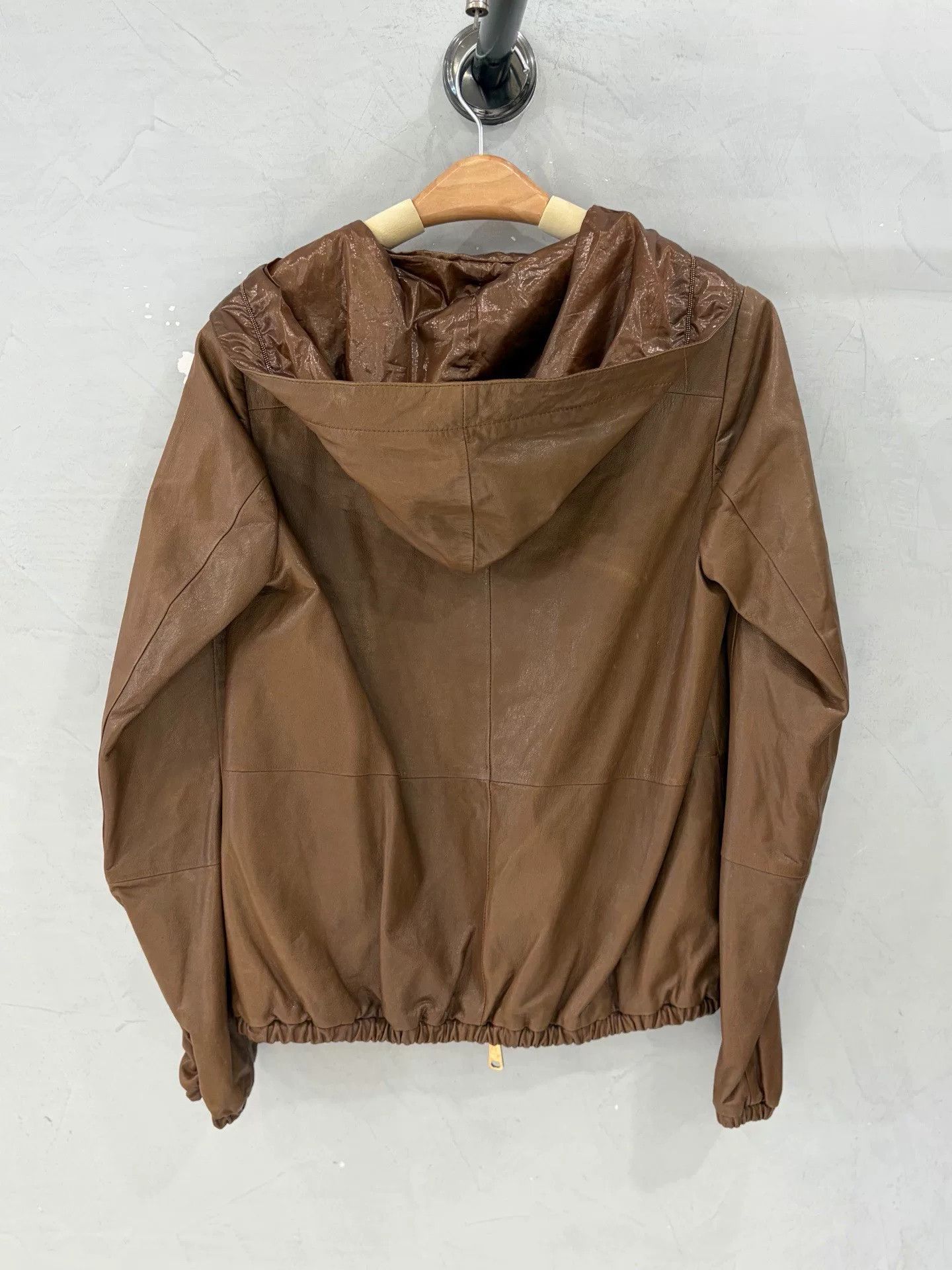 Vintage BC High-End Studded Hood Leather Jacket Size US S / EU 44-46 / 1 - 2 Thumbnail