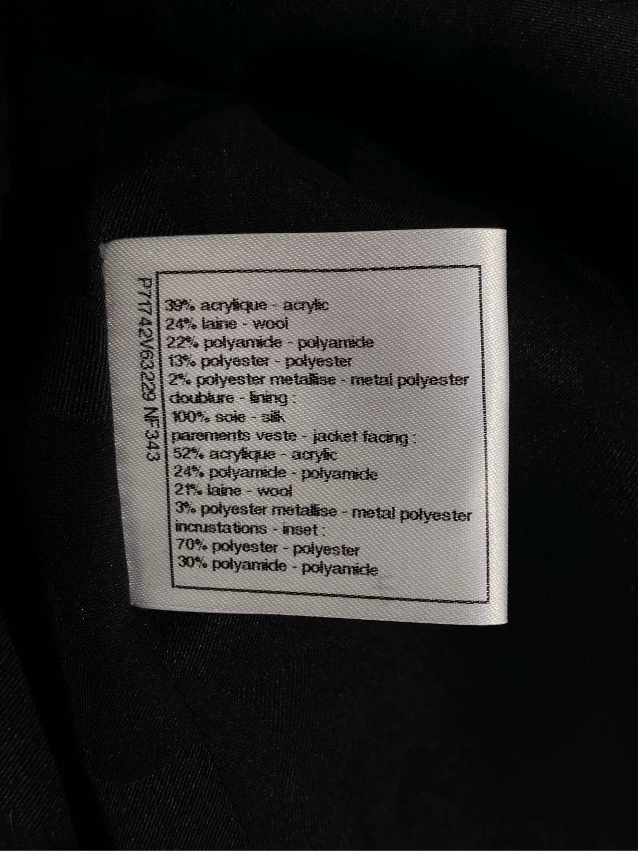Chanel Chanel 21k Silver Black Sequin Jacket Size US XS / EU 42 / 0 - 7 Thumbnail
