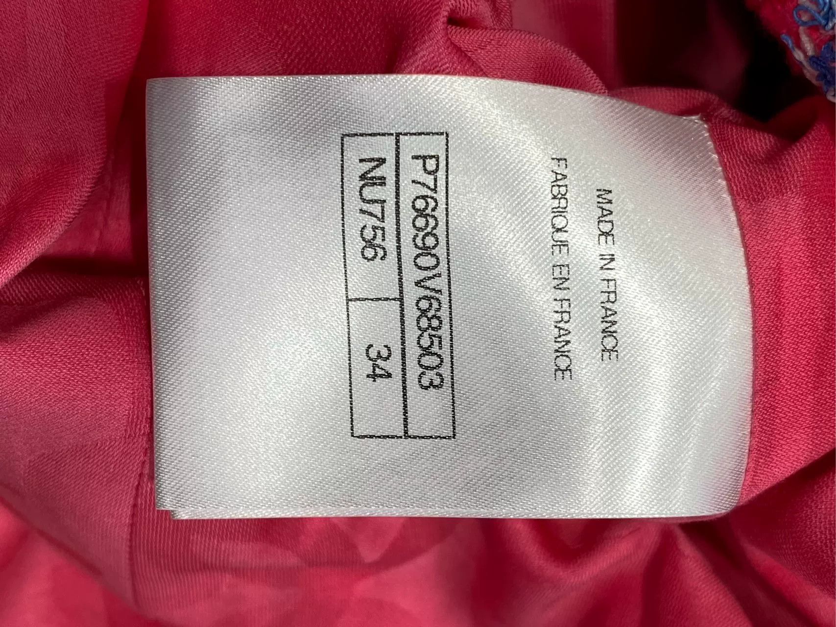 Chanel Chanel Pink Plaid Blazer Coat FR34 Size US XS / EU 42 / 0 - 5 Thumbnail