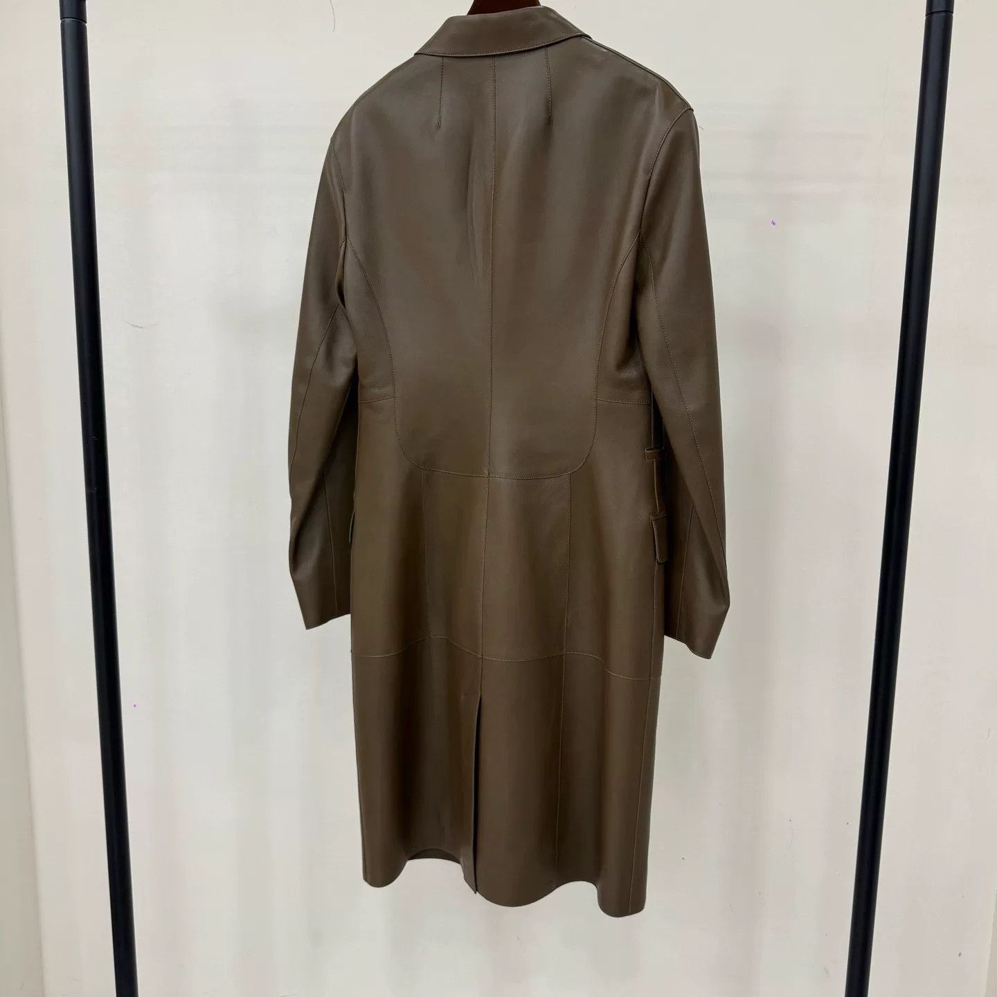 Hermes Hermes Brown Leather Coat Size 38 Size US XS / EU 42 / 0 - 2 Thumbnail