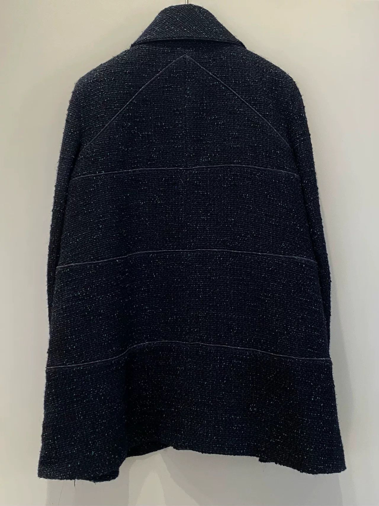 Chanel Chanel 18k Forest Green Tweed Collar Coat Size US M / EU 48-50 / 2 - 3 Thumbnail