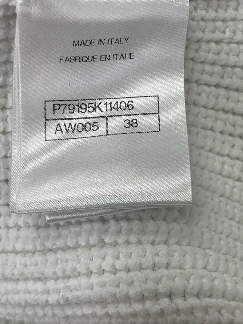 Chanel Chanel 25P White Knit Cardigan Size US M / EU 48-50 / 2 - 5 Thumbnail