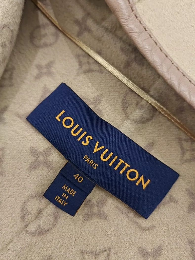 Louis Vuitton LV Beige Monogram Logo Belted Coat Size US XL / EU 56 / 4 - 3 Thumbnail