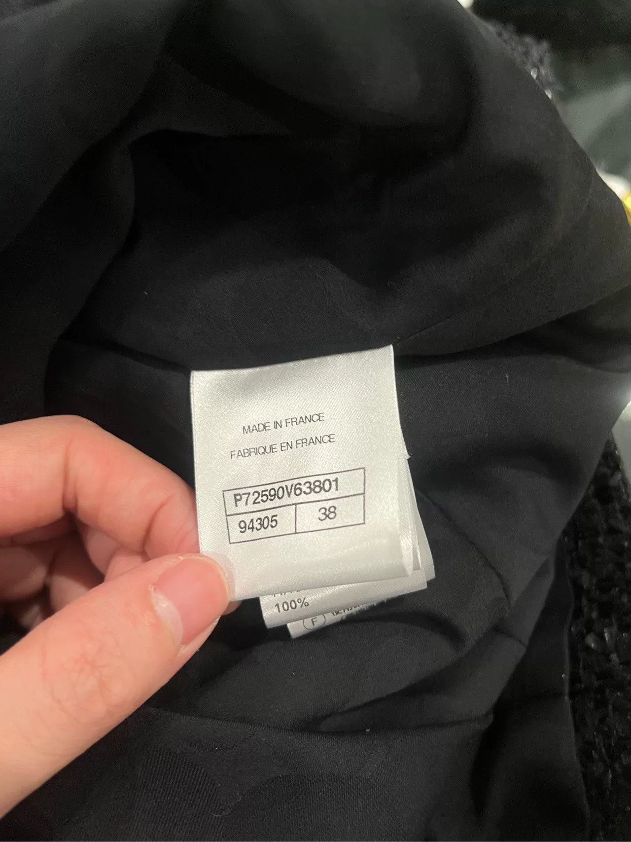 Chanel Chanel 22S Black Sequin Oversized Coat Size US M / EU 48-50 / 2 - 5 Thumbnail