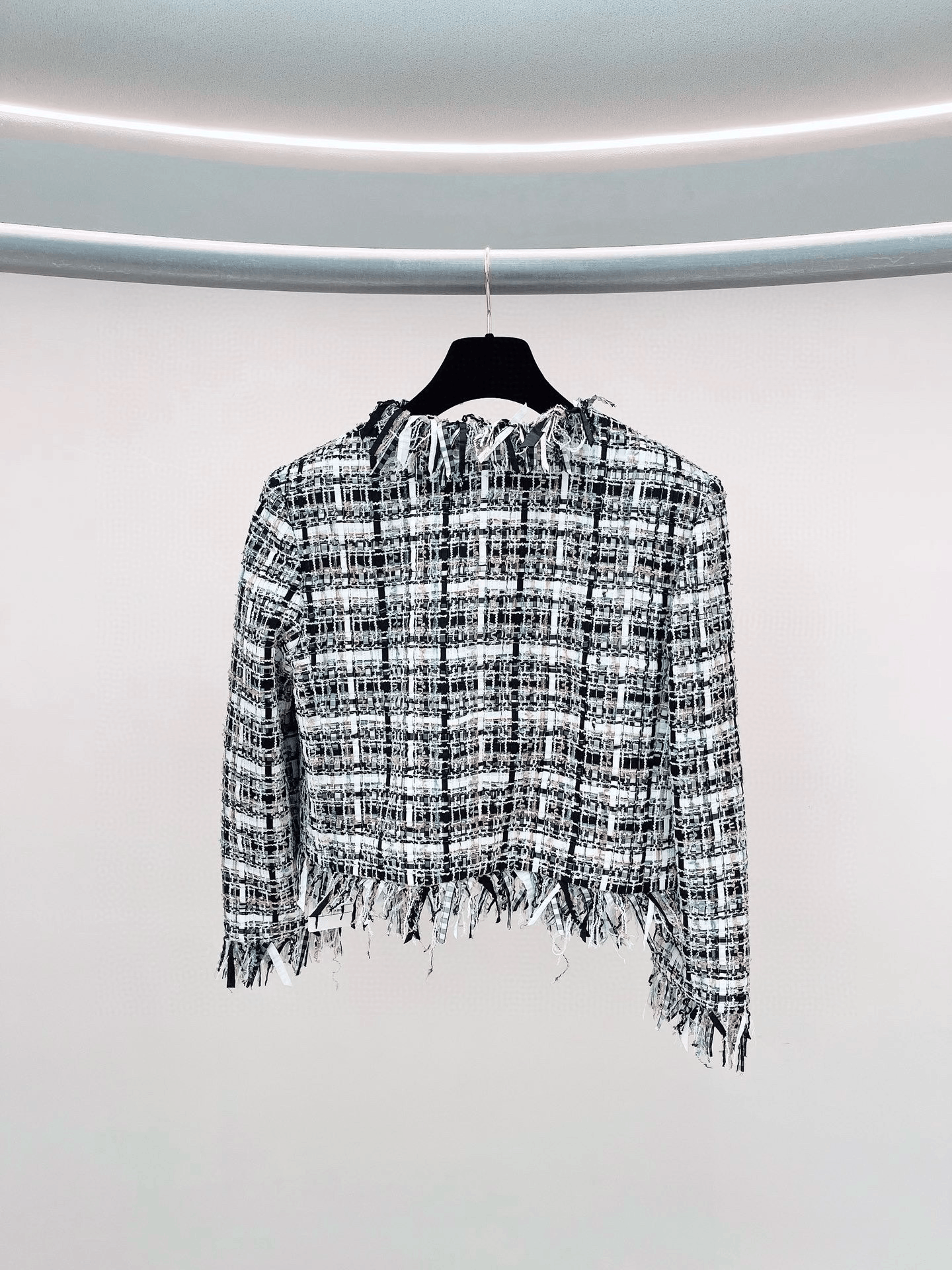 Chanel CHANEL Mixed Color Fringe Short Coat Size US M / EU 48-50 / 2 - 2 Thumbnail