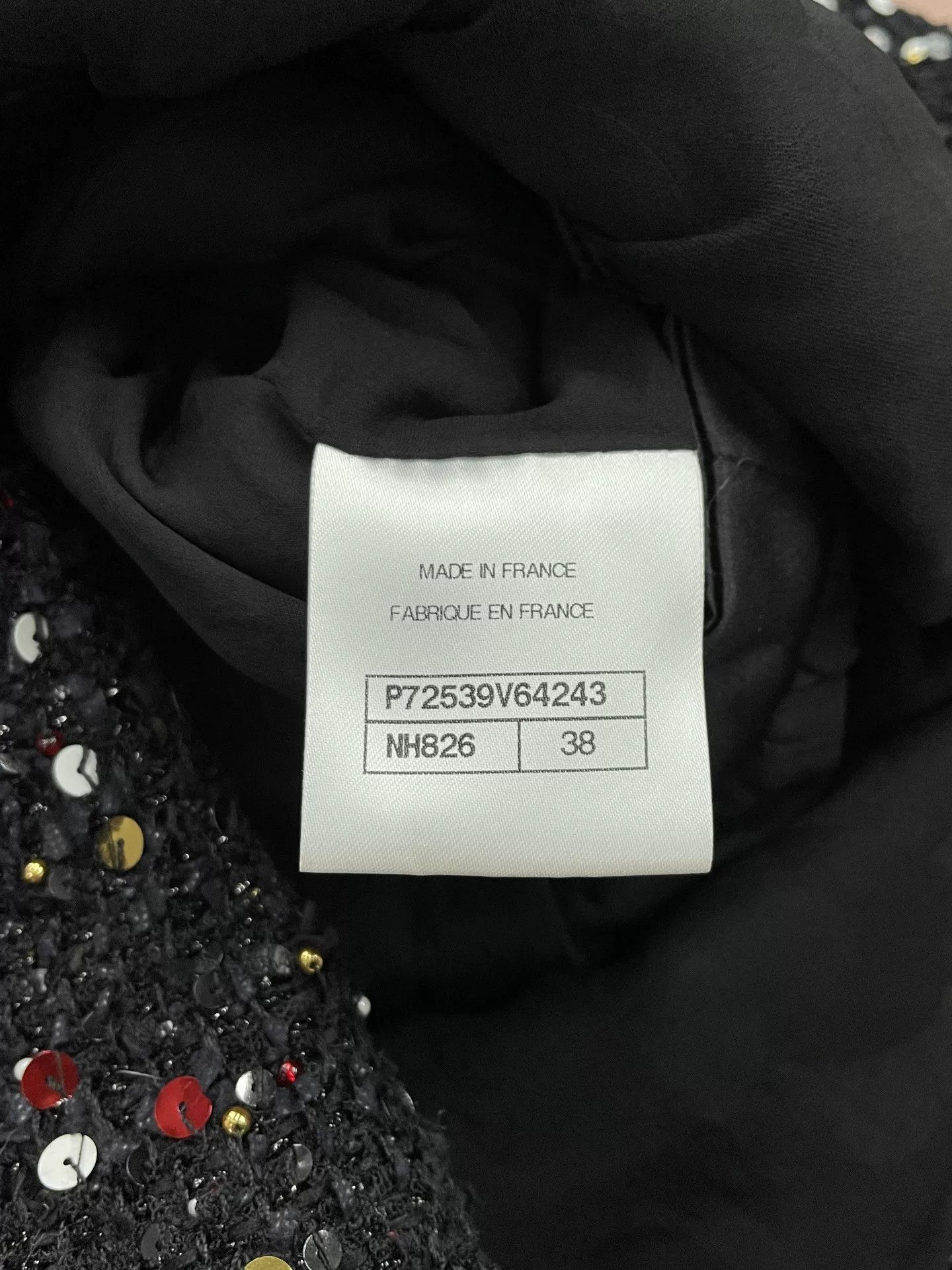 Chanel Chanel 22S Sequin Black Gold Dress Size US 38 / EU 54 - 5 Thumbnail