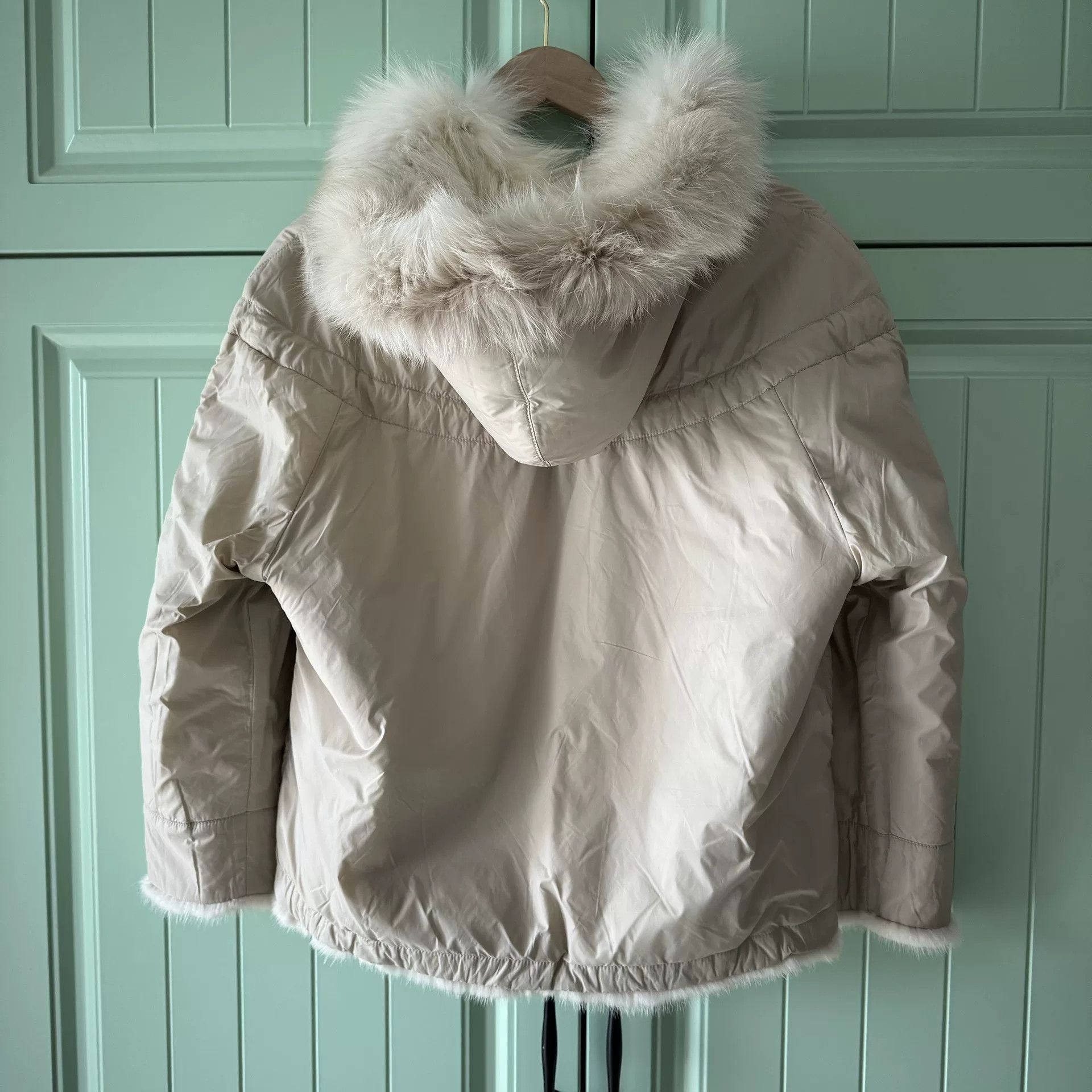 Brunello Cucinelli Brunello Cucinelli Beige Mink Coat Size US M / EU 48-50 / 2 - 7 Thumbnail