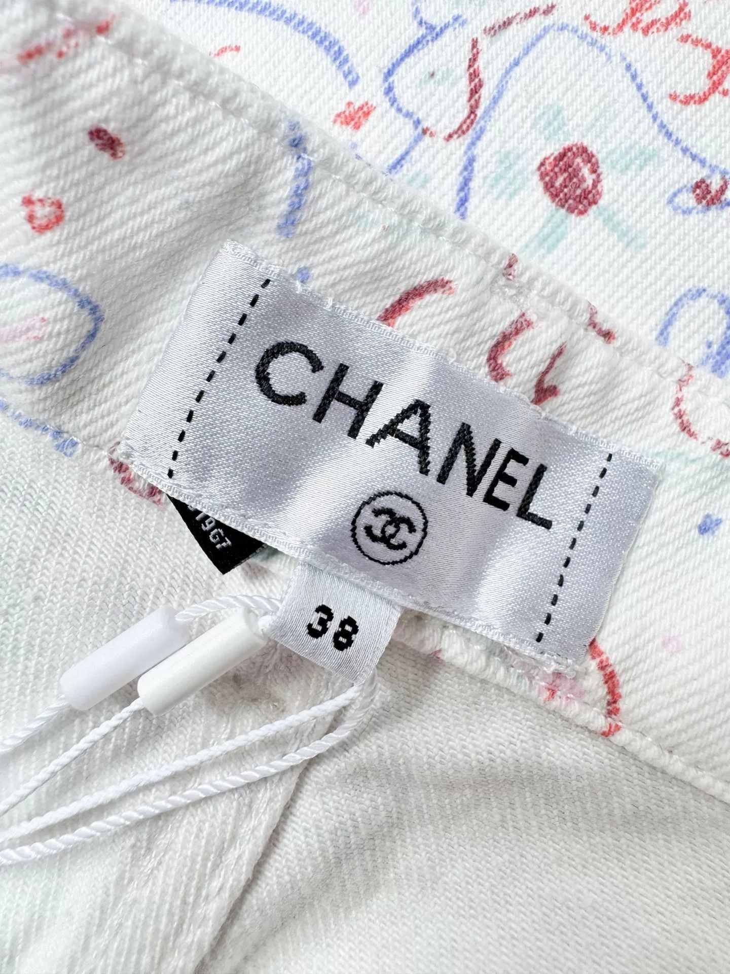 Chanel Chanel 25C Graffiti Fish Print Wide-Leg Pants Size US 38 / EU 54 - 5 Thumbnail