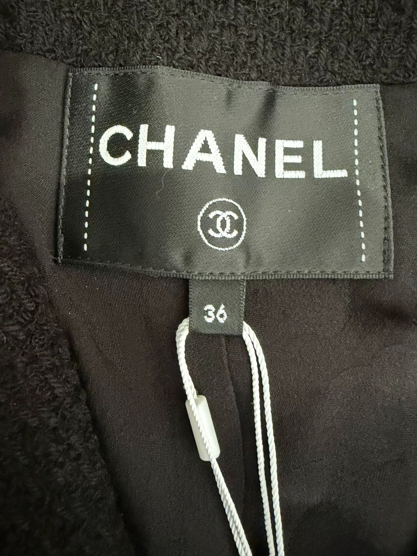 Chanel Chanel Black Naval Collar Jacket Top Size US S / EU 44-46 / 1 - 5 Thumbnail