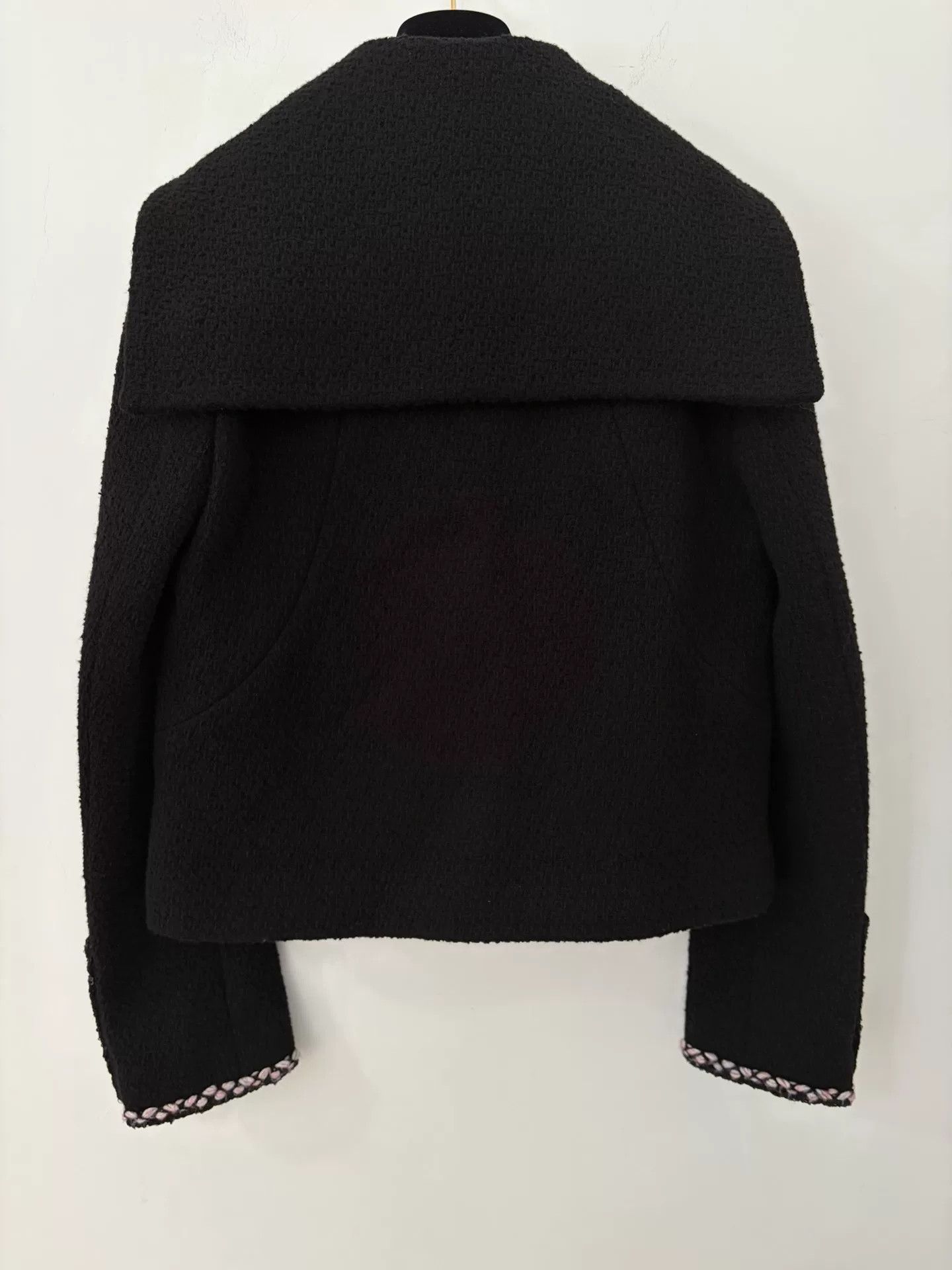 Chanel Chanel Black Naval Collar Jacket Top Size US S / EU 44-46 / 1 - 2 Thumbnail