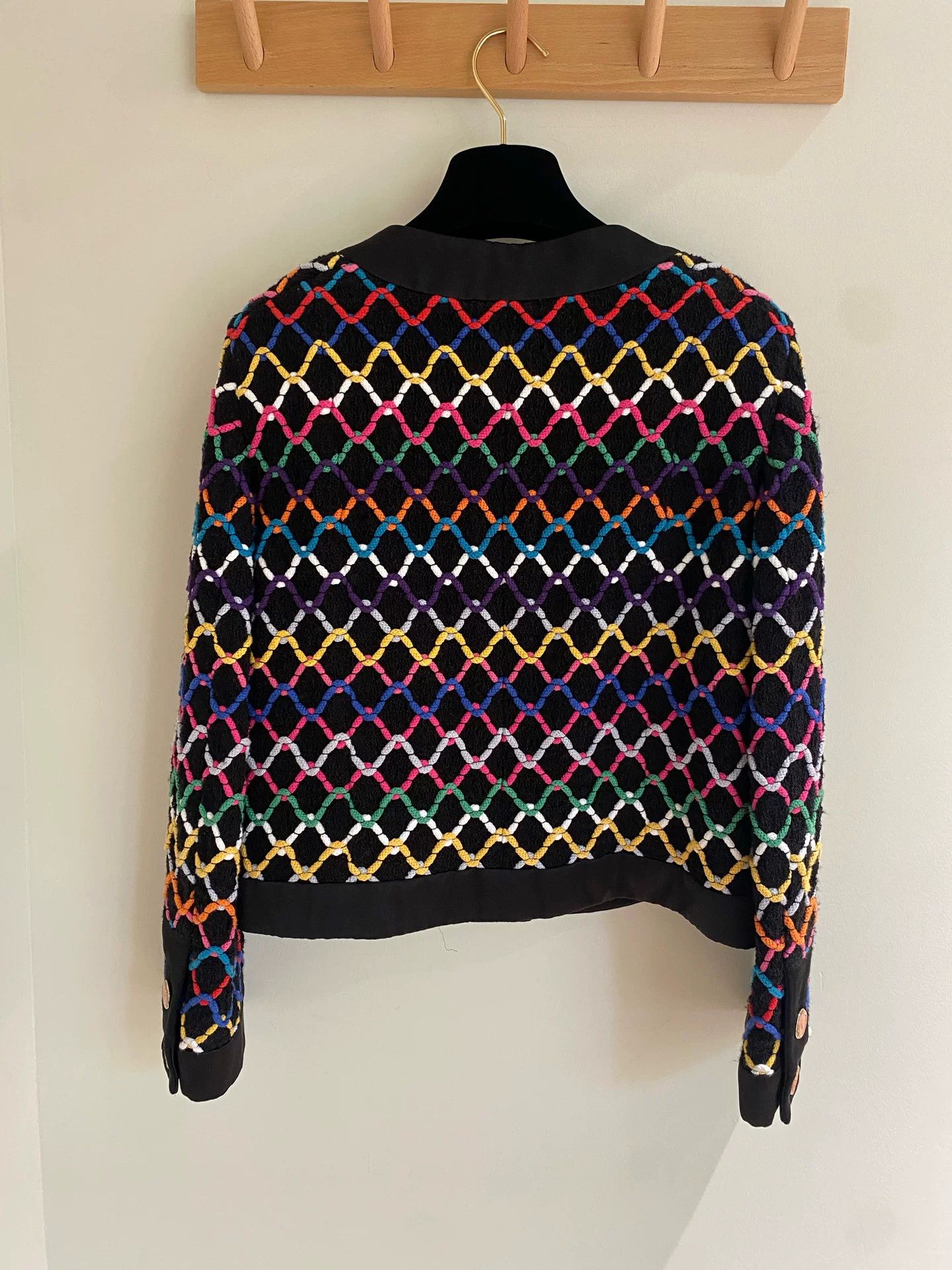 Chanel Chanel 2022 Colorful Striped Jacket FR36 Size US M / EU 48-50 / 2 - 2 Thumbnail