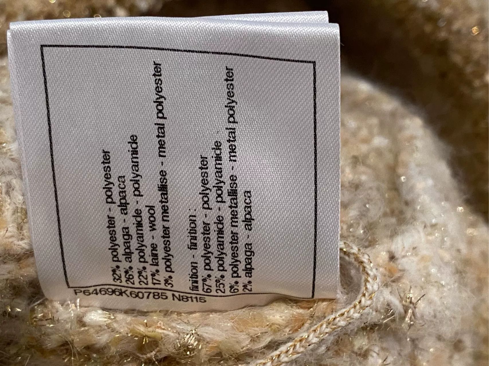 Chanel Chanel 20A Gold Knit Coat with Belt Size US XS / EU 42 / 0 - 7 Thumbnail