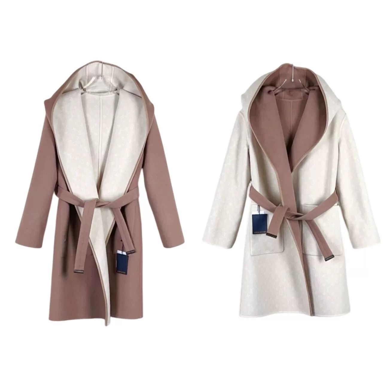 Louis Vuitton Louis Vuitton Beige Double-Sided Hooded Coat Size US S / EU 44-46 / 1 - 2 Thumbnail