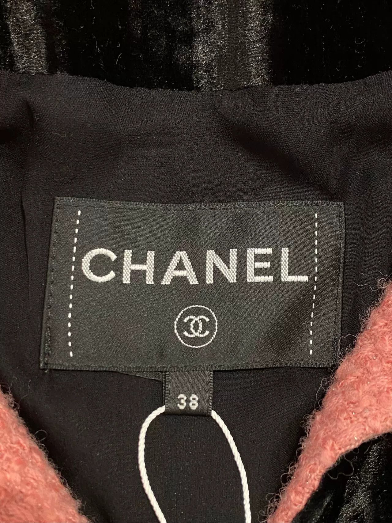 Chanel Chanel 2022 Black Velvet Long Coat Size US M / EU 48-50 / 2 - 3 Thumbnail
