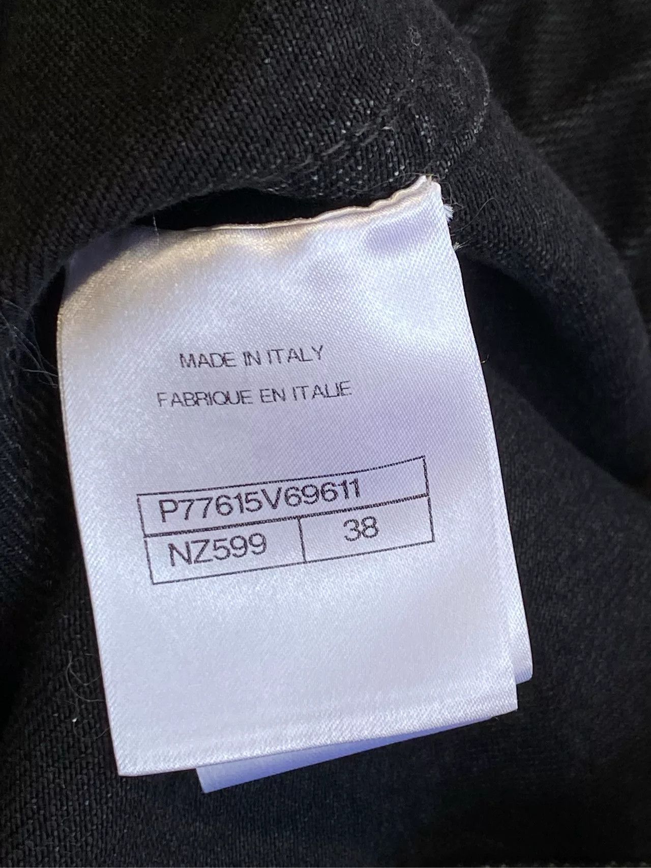 Chanel Chanel Black Denim Ruffled Vest FR38 Size US S / EU 44-46 / 1 - 5 Thumbnail