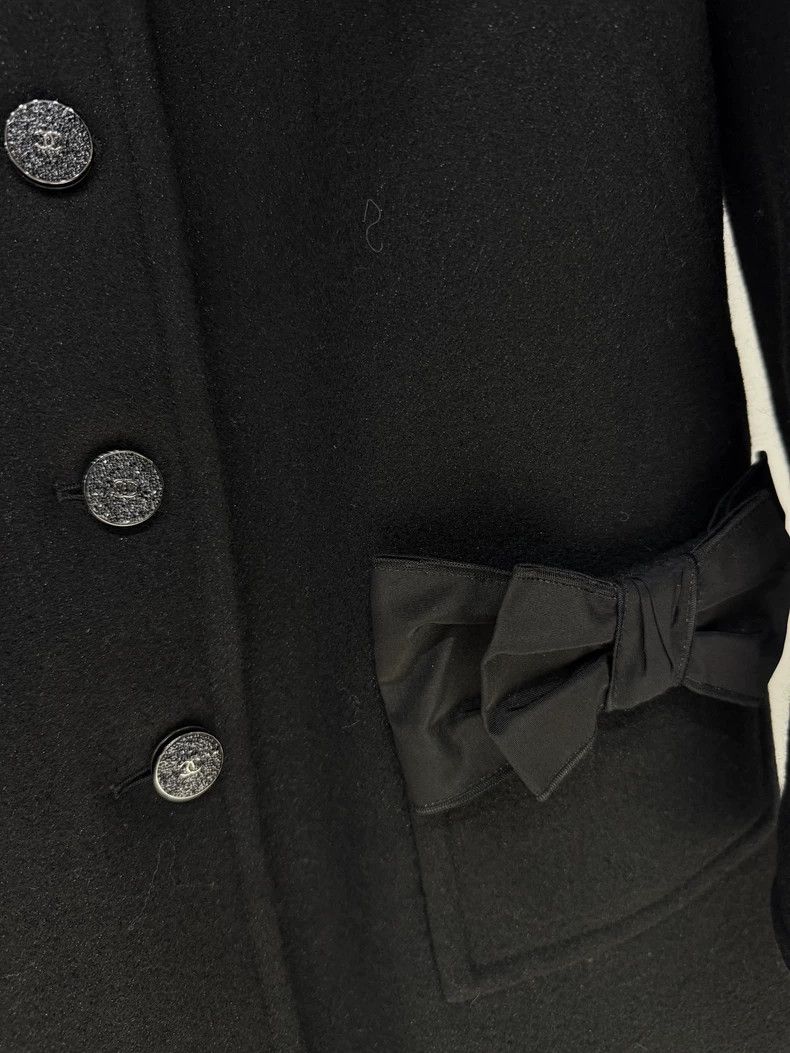 Chanel Chanel 24B Bow Pocket Long Coat Size US S / EU 44-46 / 1 - 3 Thumbnail