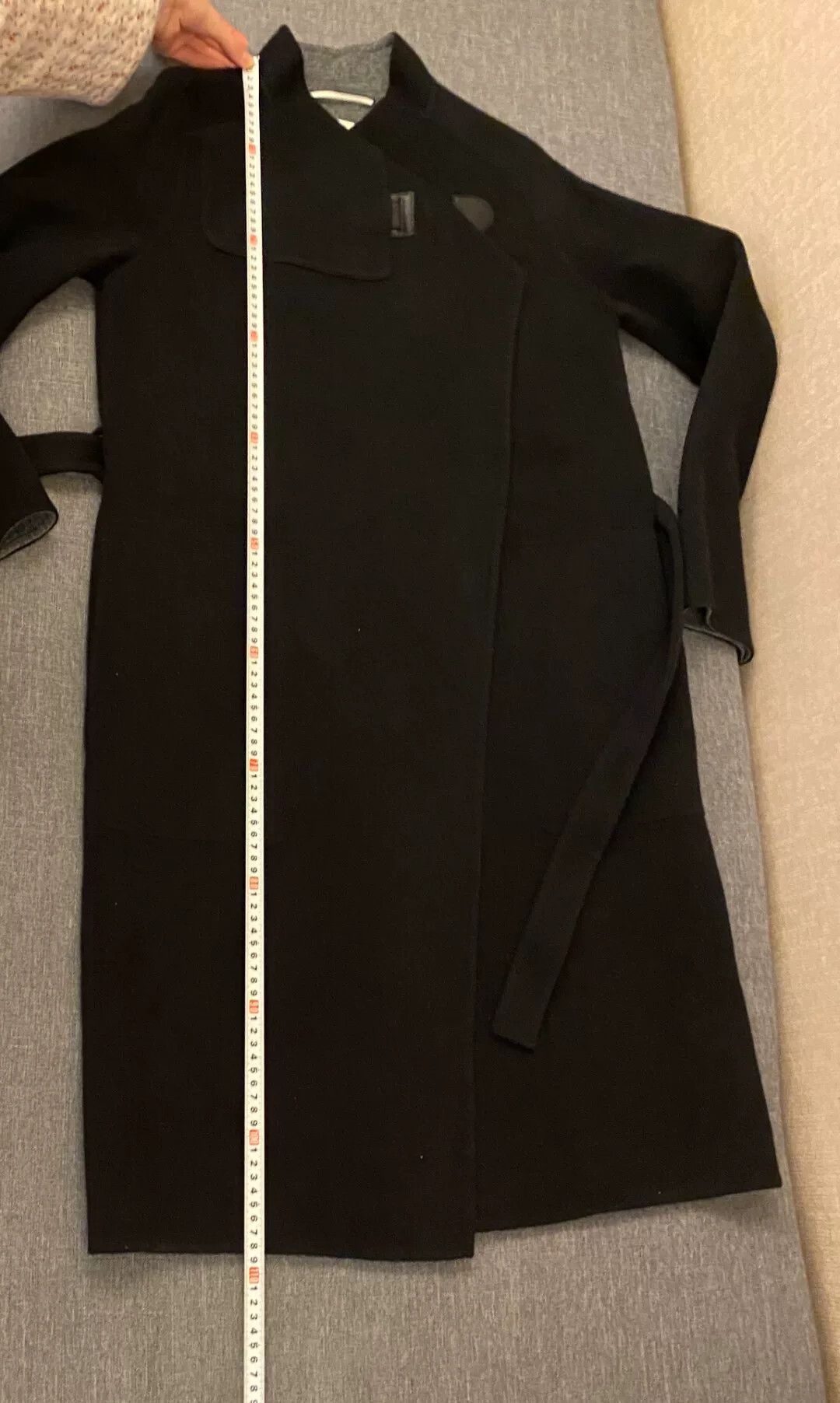 Hermes hermes black and gray cashmere coat Size US S / EU 44-46 / 1 - 5 Thumbnail