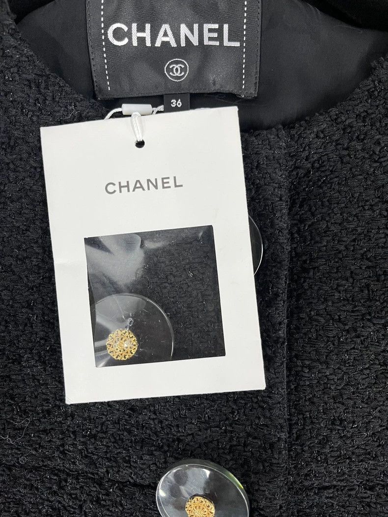 Chanel Chanel Metiers D'Art Black Jacket Size US M / EU 48-50 / 2 - 4 Thumbnail