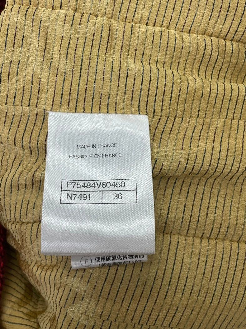 Chanel Chanel 23B Red Gold Button Jacket Size US M / EU 48-50 / 2 - 5 Thumbnail