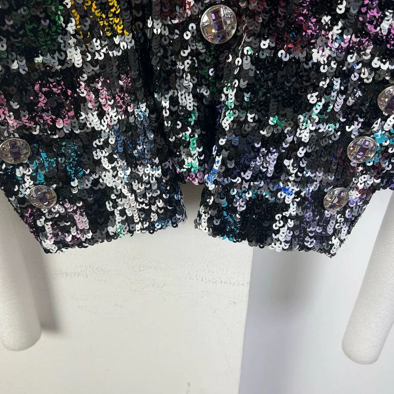Chanel Chanel 22A Sequin Tweed Jacket Size US S / EU 44-46 / 1 - 6 Thumbnail