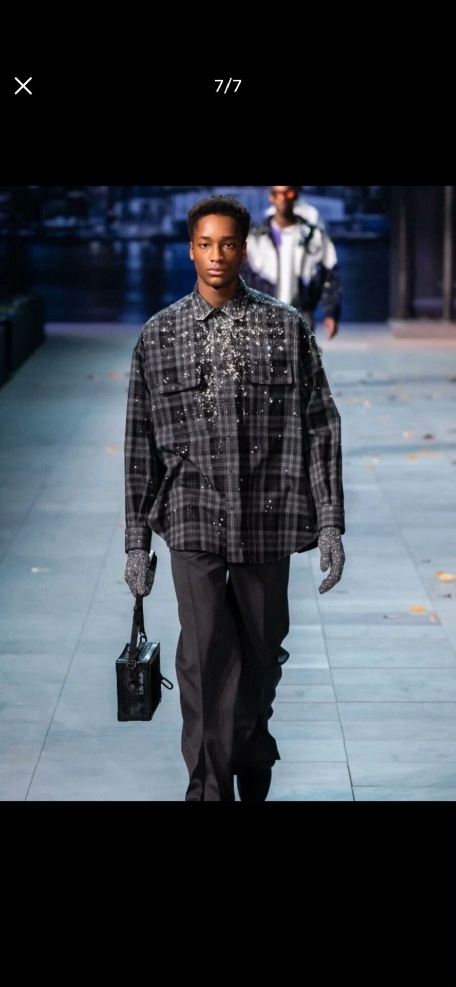 Louis Vuitton Louis Vuitton Studded Plaid Shirt Jacket Size US S / EU 44-46 / 1 - 8 Thumbnail