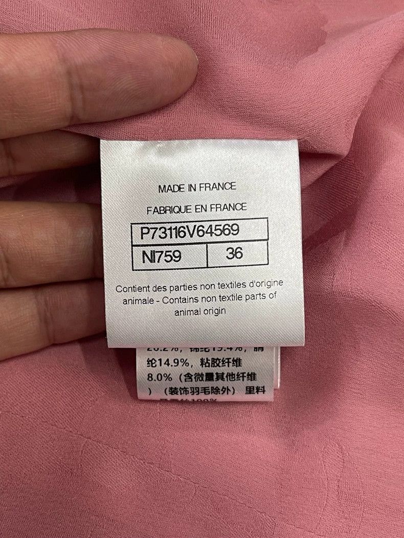 Chanel Chanel Pink Feather Sleeve Jacket Size US M / EU 48-50 / 2 - 5 Thumbnail