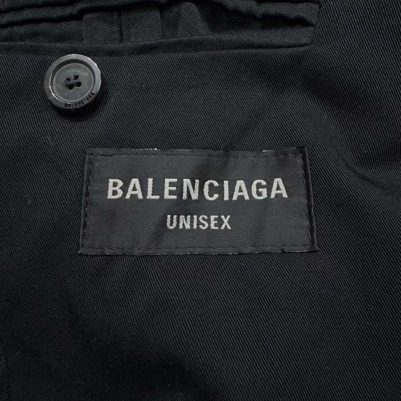 Balenciaga Balenciaga Distressed Pin Blazer Coat Size US M / EU 48-50 / 2 - 2 Thumbnail
