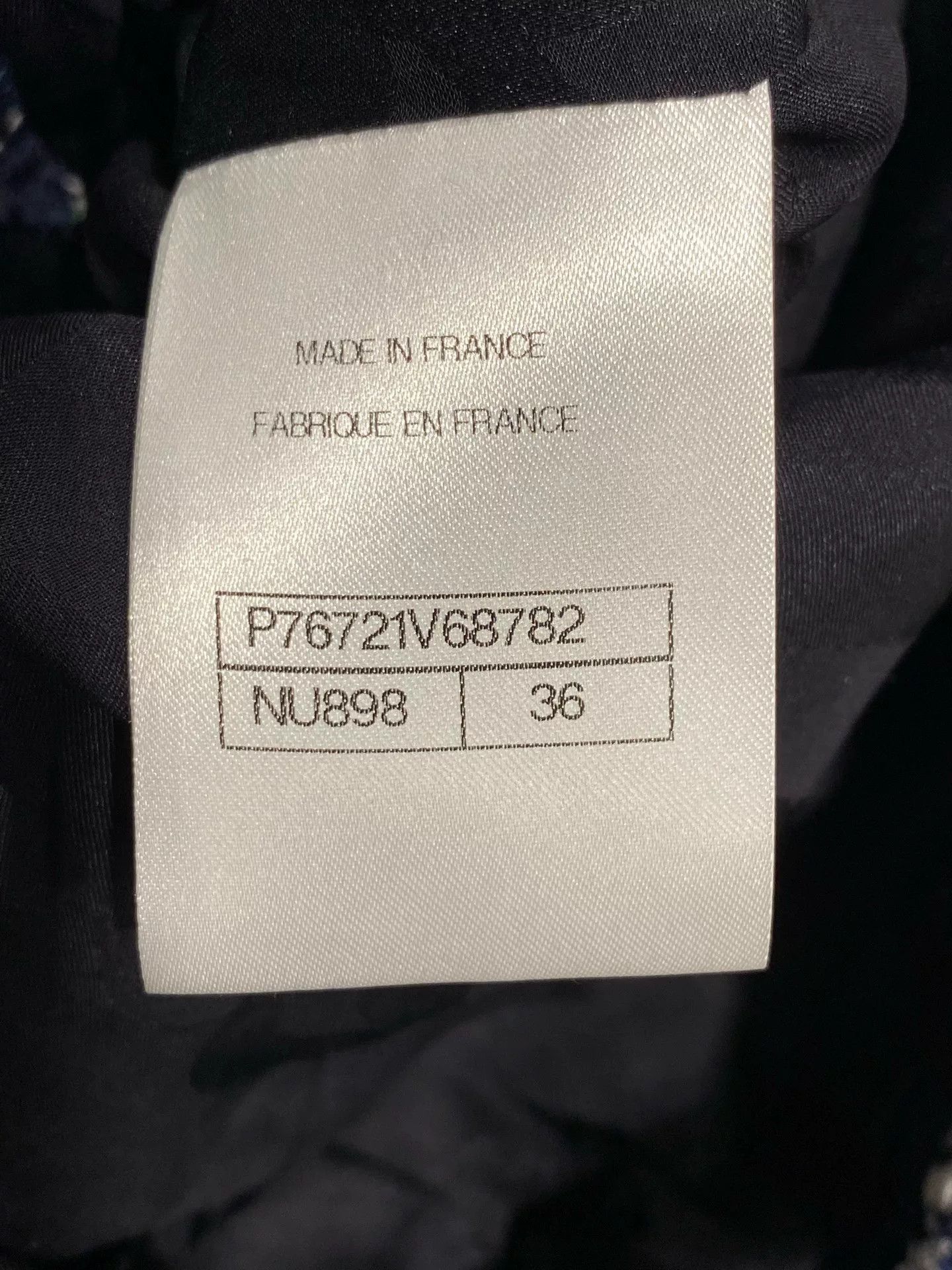 Chanel Chanel 2024 Blue Plaid Lapel Coat Size US XS / EU 42 / 0 - 5 Thumbnail