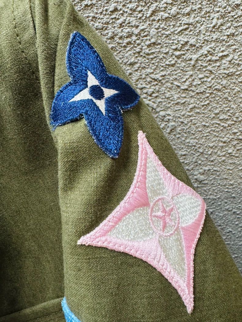 READYMADE LV Embroidered Patch Military Jacket Size US L / EU 52-54 / 3 - 8 Thumbnail