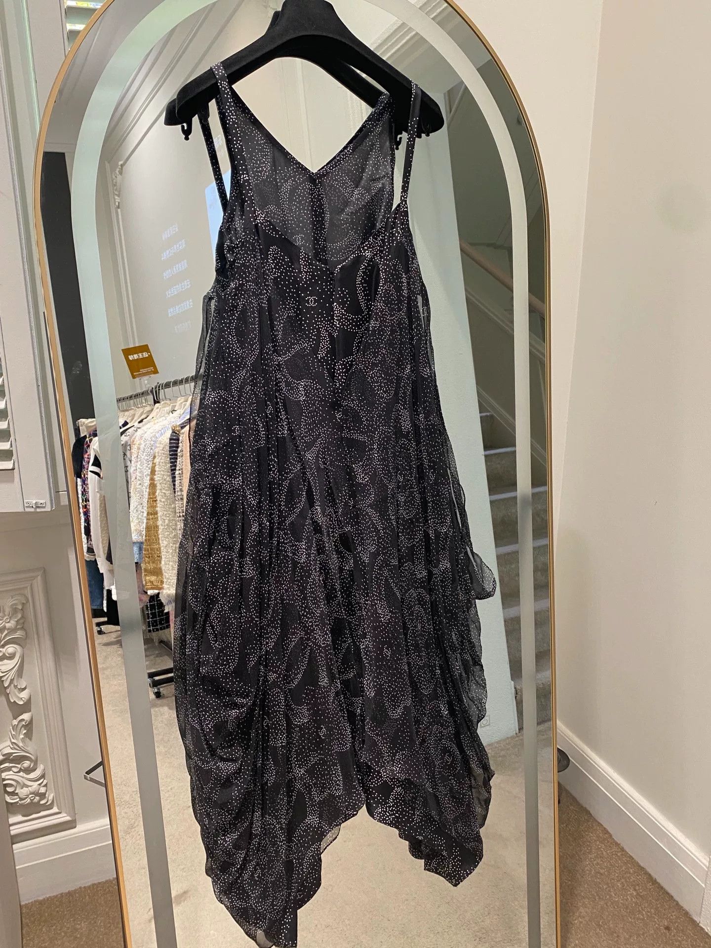 Chanel Chanel 23k Black White Snowflake Dress Size US 36 / EU 52 - 2 Thumbnail