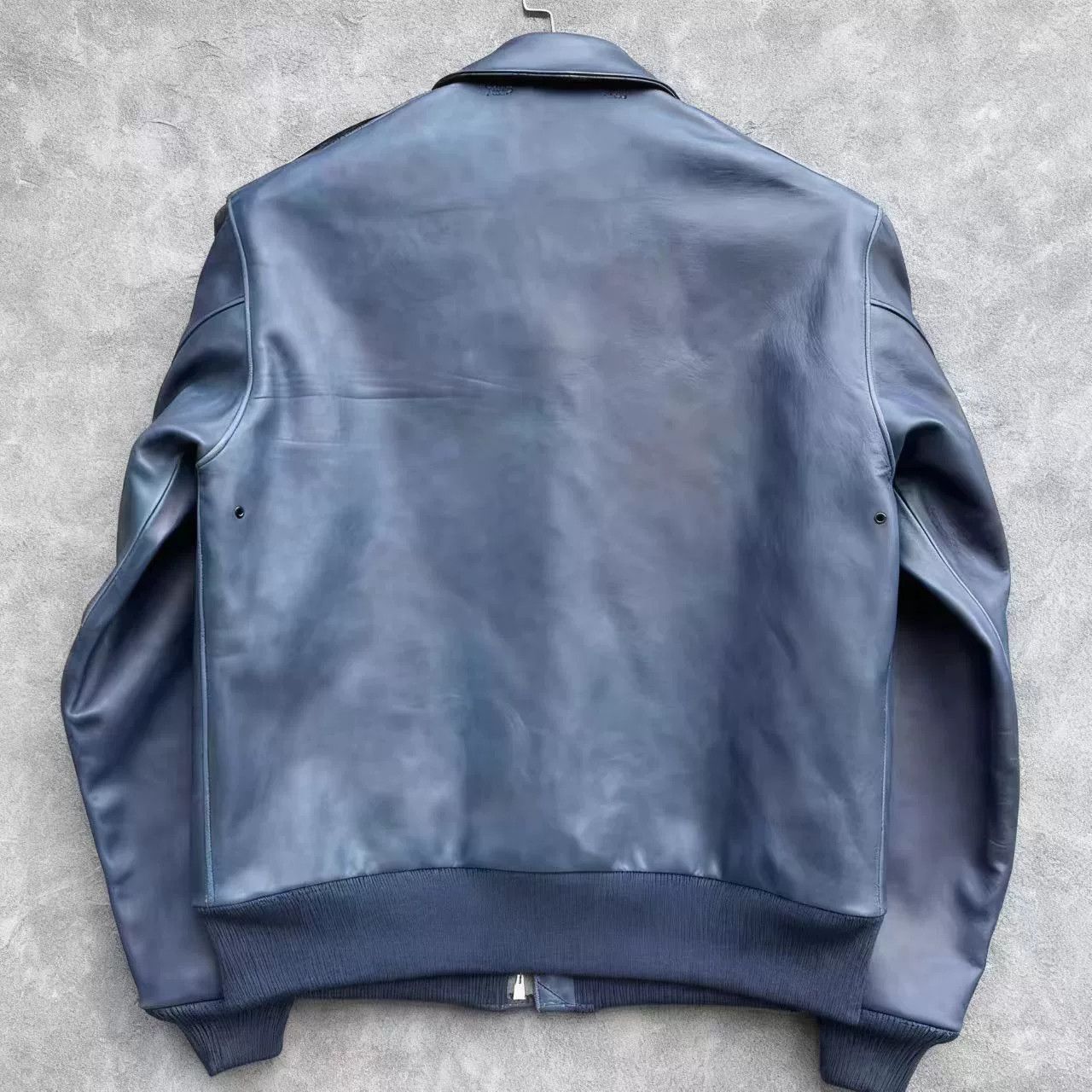 The Real McCoy's THE REAL McCOY'S Indigo Leather Jacket Size US M / EU 48-50 / 2 - 2 Thumbnail