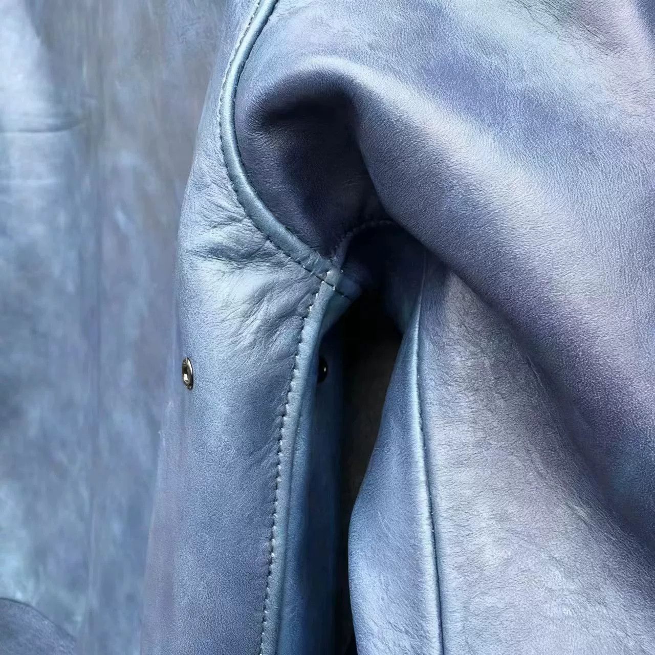 The Real McCoy's THE REAL McCOY'S Indigo Leather Jacket Size US M / EU 48-50 / 2 - 5 Thumbnail