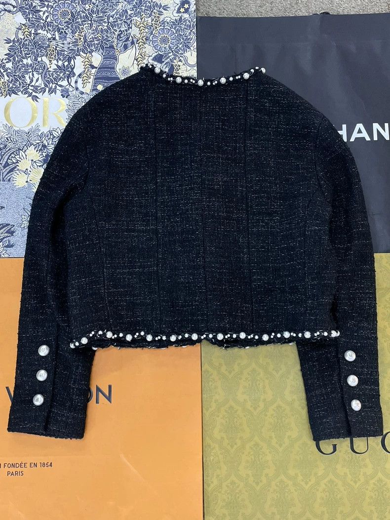 Chanel Chanel 25P Black Pearl Jacket Size US M / EU 48-50 / 2 - 3 Thumbnail