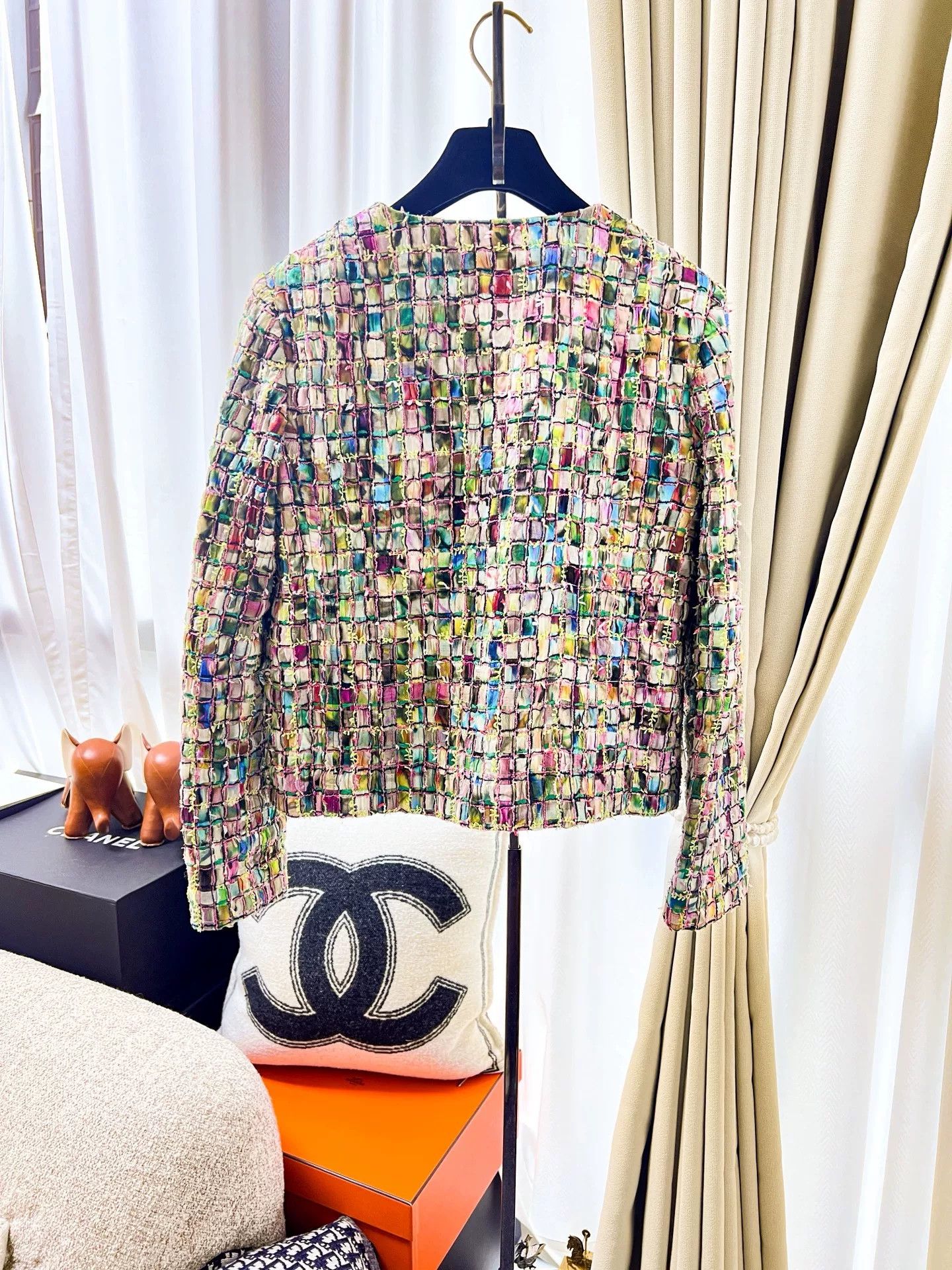Chanel Chanel 21P Tweed Jacket Multi Color Size US S / EU 44-46 / 1 - 3 Thumbnail