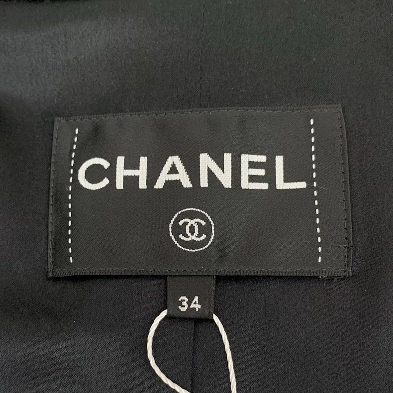 Chanel Chanel 23B Wool Tweed Double-Breasted Coat Size US XXS / EU 40 - 5 Thumbnail